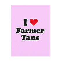 I love farmer tans postcards by Shirtuosity I love farmer tans postcards