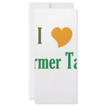 I Love Farmer Tans Custom Rack Cards