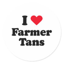 I love farmer tans stickers by Shirtuosity I love farmer tans stickers