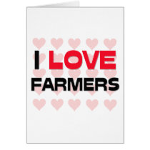 I LOVE FARMERS cards by professions I LOVE FARMERS cards