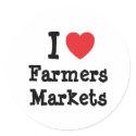 I love Farmers Markets heart custom personalized stickers by funnycustomtshirts I love Farmers Markets heart custom personalized stickers