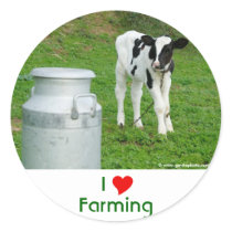 I Love Farming Sticker
