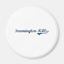I Love Farmington Hills Michigan Fridge Magnet