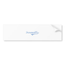I Love Farmville North Carolina Bumper Stickers