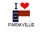 I Love Farmville North Carolina Tee Shirt