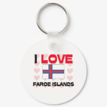 I Love Faroe Islands keychains by tshirtshirts I Love Faroe Islands keychains