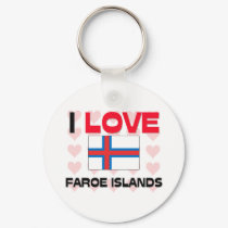 I Love Faroe Islands keychains by tshirtshirts I Love Faroe Islands keychains