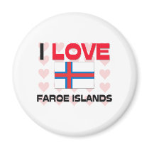 I Love Faroe Islands magnets by tshirtshirts I Love Faroe Islands magnets