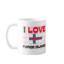 I Love Faroe Islands mugs by tshirtshirts I Love Faroe Islands mugs