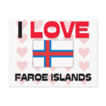 I Love Faroe Islands postcards by tshirtshirts I Love Faroe Islands postcards