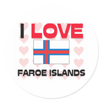I Love Faroe Islands stickers by tshirtshirts I Love Faroe Islands stickers