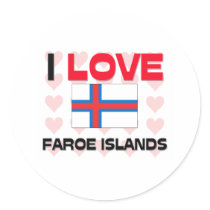 I Love Faroe Islands stickers by tshirtshirts I Love Faroe Islands stickers