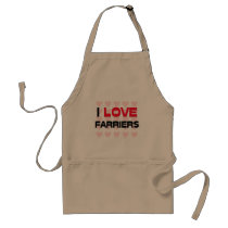 I LOVE FARRIERS APRON