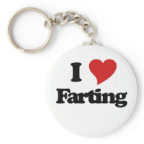 I Love Farting Keychain