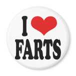 I Love Farts magnets