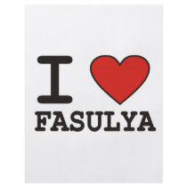 I Love Fasulya Custom Flyer