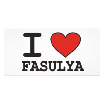 I Love Fasulya Photo Cards