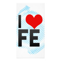 I Love FE Custom Photo Card