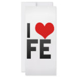 I Love FE rack cards