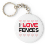 I LOVE FENCES keychains