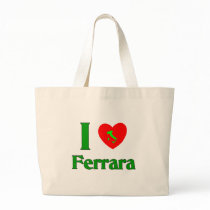 I Love Ferrara Italy Tote Bags