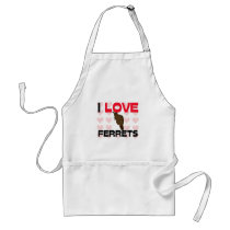 I Love Ferrets Aprons