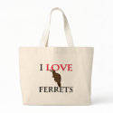 I Love Ferrets bags by tshirtshirts I Love Ferrets bags