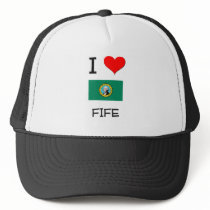 I Love Fife Washington Hats