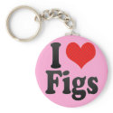 I Love Figs keychains