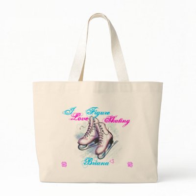 I love Figure Skating, Briana Tote Bags by Iceprincess94b