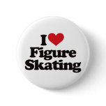 I Love Figure Skating Pins