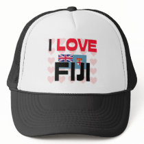 I Love Fiji hats