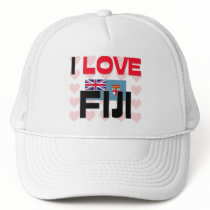 I Love Fiji hats