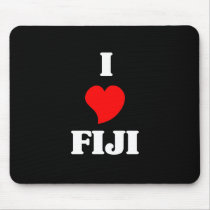 I Love Fiji mousepads