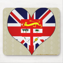 I Love Fiji Mousepad