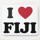 I Love Fiji mousepads