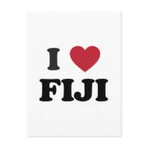 I Love Fiji Post Cards