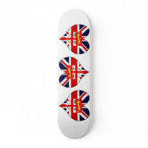 I Love Fiji Skateboard