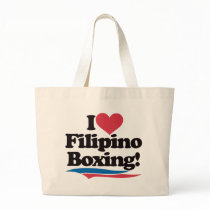 I Love Filipino Boxing bags