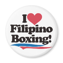 I Love Filipino Boxing magnets by visualnewbie I Love Filipino Boxing magnets
