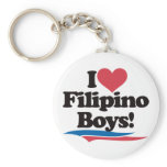I Love Filipino Boys Keychain