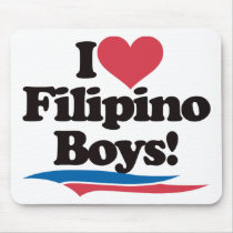 I Love Filipino Boys mousepads