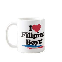 I Love Filipino Boys Coffee Mugs
