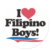 I Love Filipino Boys stickers