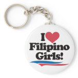 I Love Filipino Girls Key Chain