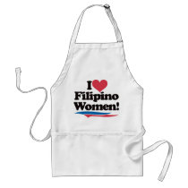 I Love Filipino Women aprons