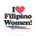 I Love Filipino Women stickers by visualnewbie I Love Filipino Women stickers
