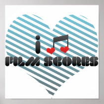 I Love Film Scores Poster