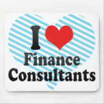 I Love Finance Consultants Mousepads
