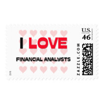 I LOVE FINANCIAL ANALYSTS postage by professions I LOVE FINANCIAL ANALYSTS postage